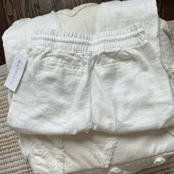 Athleta Cargo Linen Pants - Picture 3 of 5